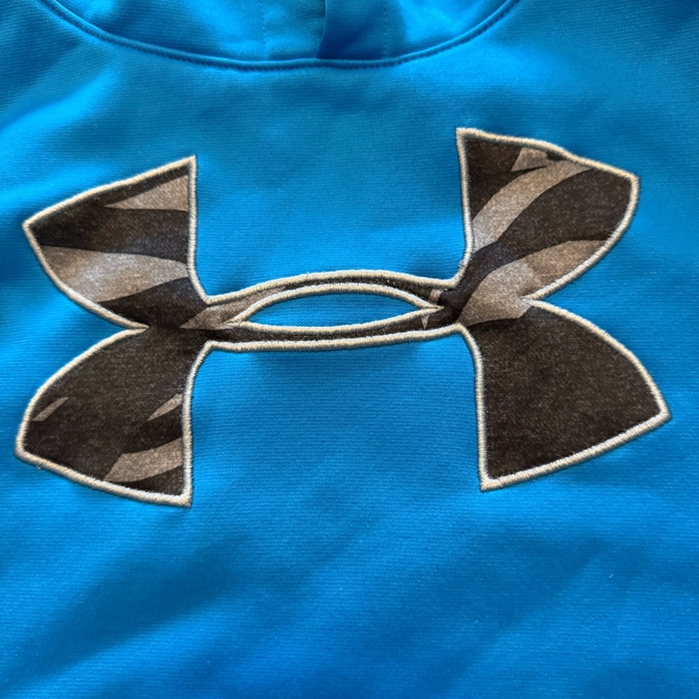 Under Armour Vibrant Blue Pullover with Logo - Picture 7 of 10